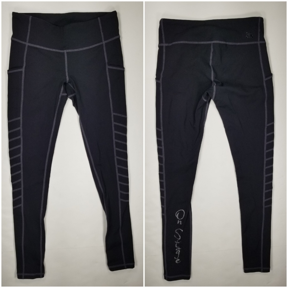 Jo & Jax Side Pockets Full Length Leggings S 2-4